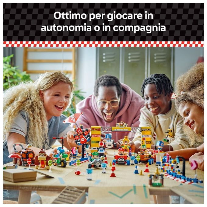 LEGO Set Moto Yoshi 72031 Mario Kart Super Mario in Edizione Esclusiva per Appassionati di Costruzioni Creative