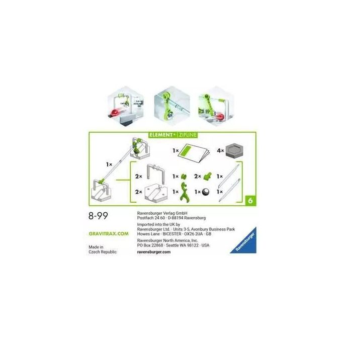 Ravensburger GraviTrax Element Zipline Set Pista