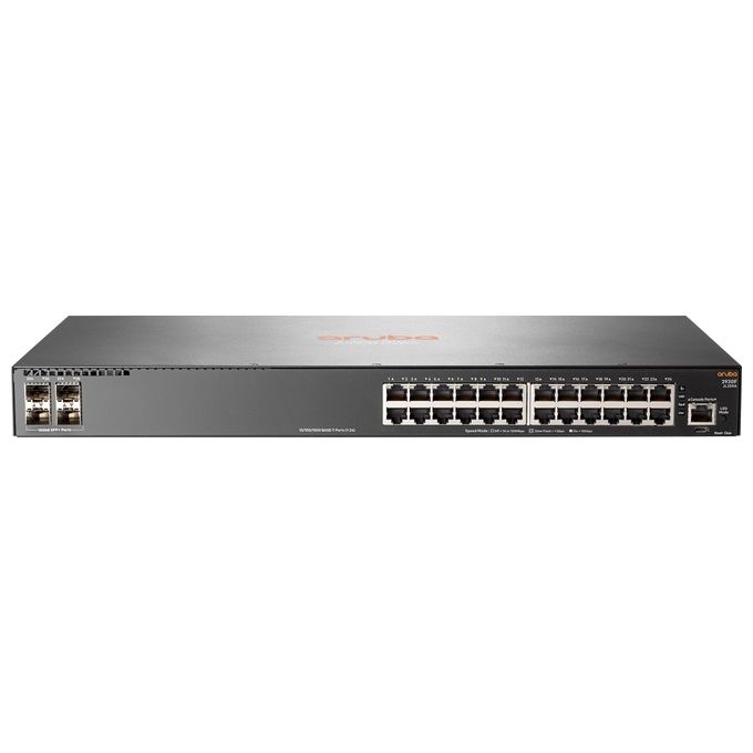 HP Aruba 2930F 24G 4SFP Switch L3 gestito 24 x 10-100-1000 + 4 x Gigabit SFP (uplink) montabile su rack