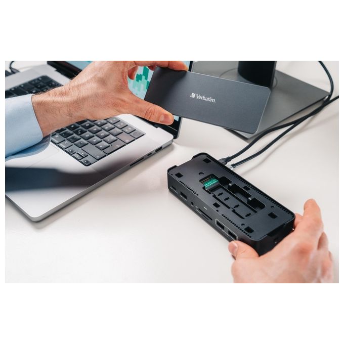 Verbatim CDS-15S Usb C 15 in 1 Hdmi Slot Ssd 8k PD