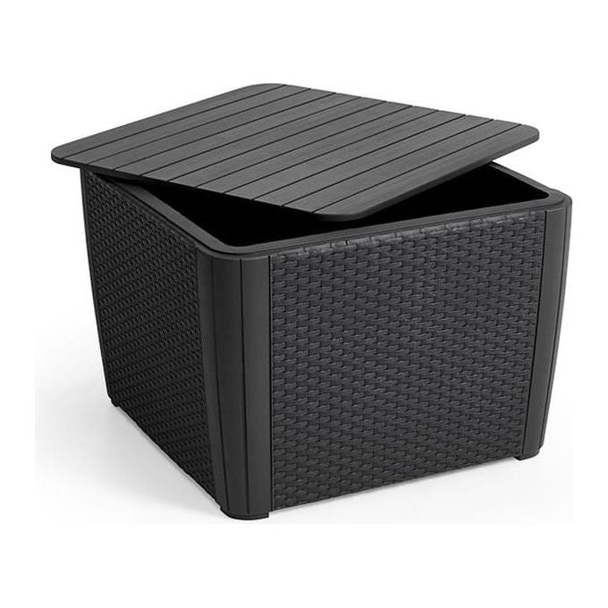 Keter Tavolo Contenitore Luzon Plus 57X57X43H Grafite