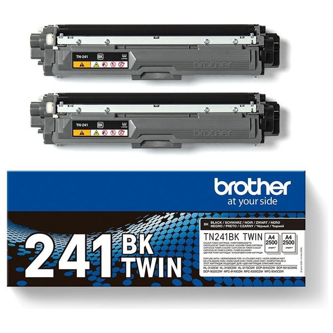 Brother Toner N 2.5K PK2 Toner 2 Pezzi Originale Nero