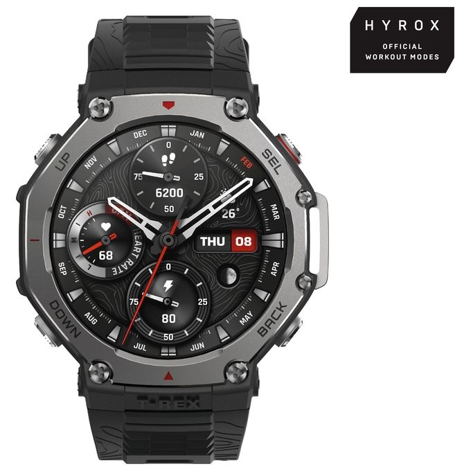 Amazfit T-Rex 3 1.5'' GPS Sport Salute Notifiche Resistente e Impermeabile 10 ATM Onyx Black
