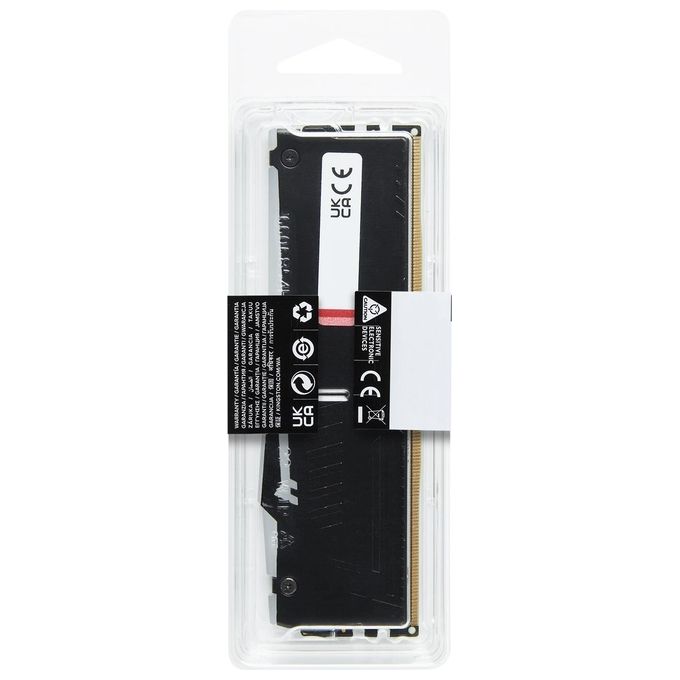 Kingston Fury Beast DDR5 RGB 32Gb 5600MT-s DDR5 CL40 DIMM Memoria Gaming per Computer Fissi Modulo Singolo