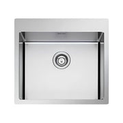 Apell SZ55FBC Lavello Cucina 1 Vasca in Acciaio Incasso Larghezza 56 cm colore Acciaio