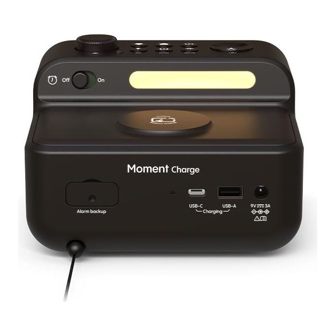 Pure Moment Charge Radiosveglia Coffee Black