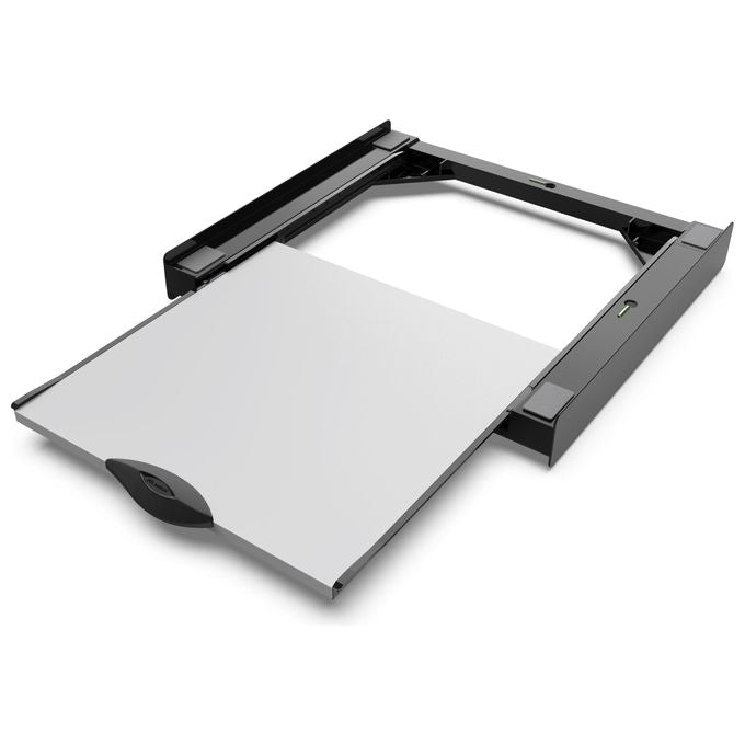 Meliconi Torre Dark kit sovrapposizione universale con ripiano estraibile in legno per Lavatrice e Asciugatrice