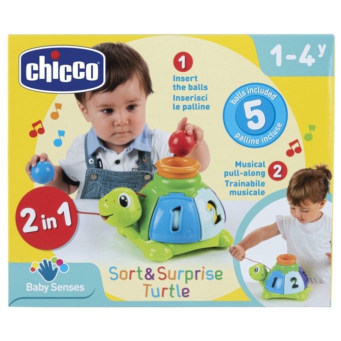 Chicco Gioco Tartaruga Incastra e Tira