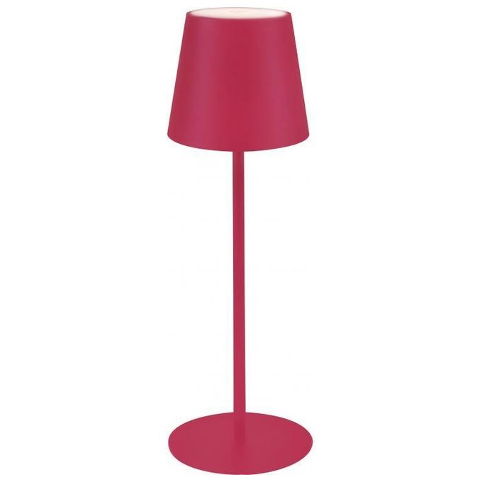 New Majestic Lampada da Tavolo Agata Rossa Ricaricabile Luce Led Regolabile Waterproof