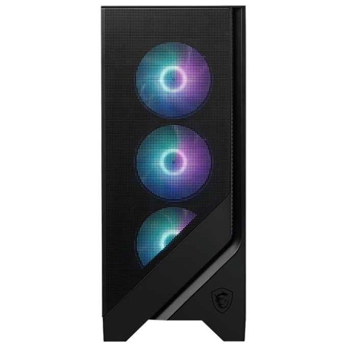 MSI MAG FORGE 320R AIRFLOW Computer Case Micro Tower Nero-Trasparente