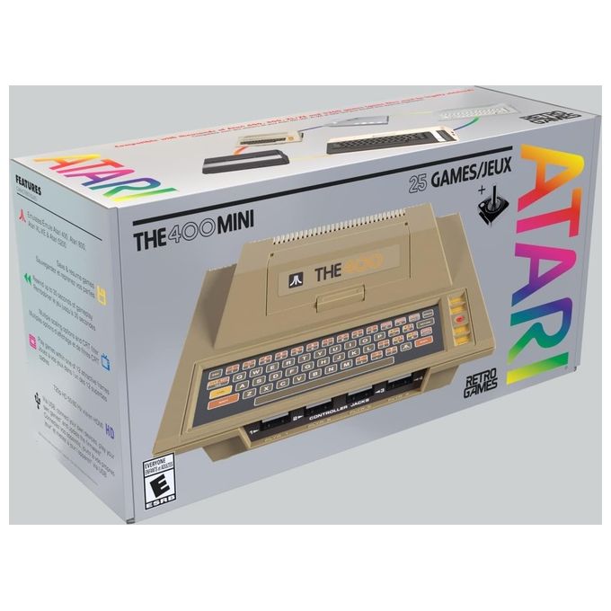 Atari Console Retrogaming Atari 400 Mini per un'Esperienza di Gioco Incredibile con I Classici del Passato