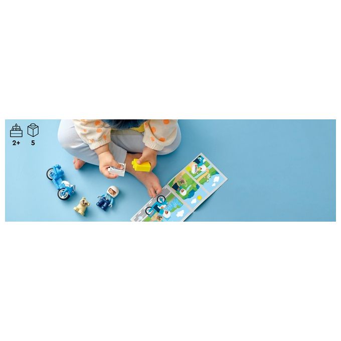 LEGO Duplo Town Moto della Polizia