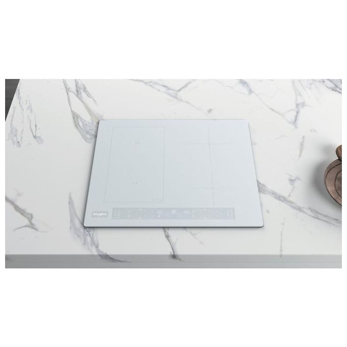 Whirlpool WL B4560 NE-W Piano Cottura ad Induzione  4 Zone FlexiCook Easy Installation 60cm Bianco