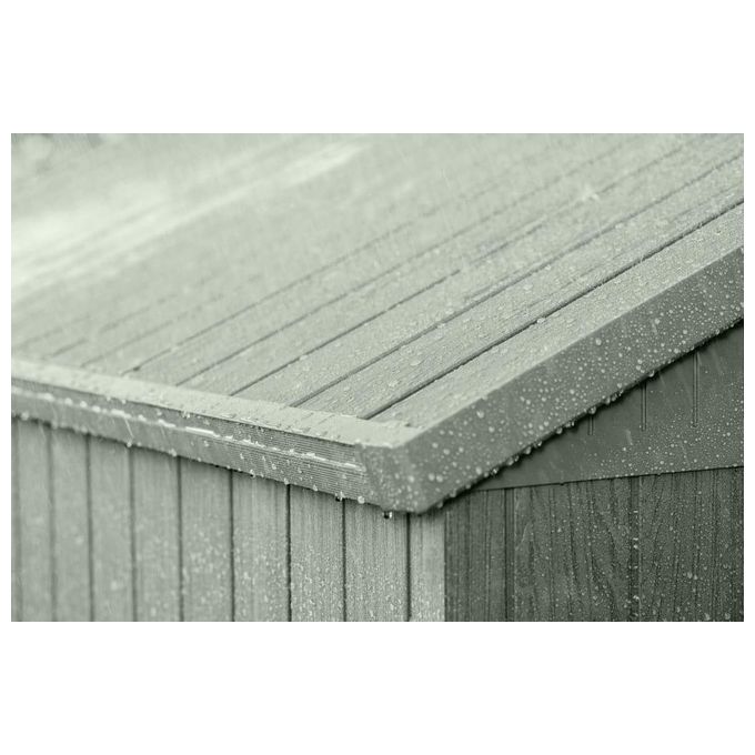 Keter Casetta da Giardino Darwin 4x6 Verde 184x126x205 cm