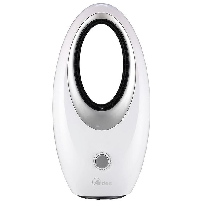 Ardes Ventilatore Senza Pale Muna Bladeless Meccanico Bianco per Climatizzazione e Comfort Ambientale