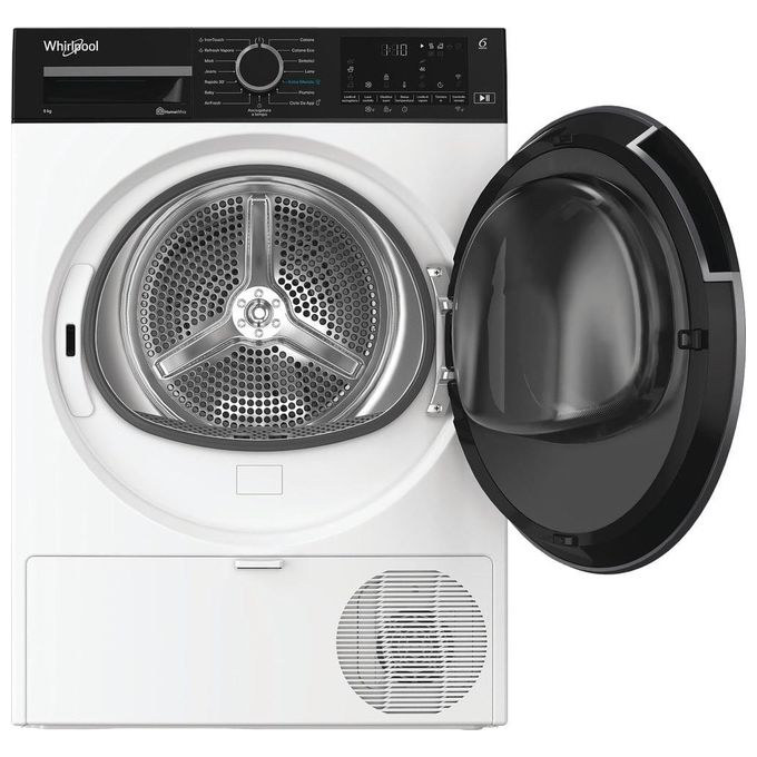 Whirlpool C WD 96M WBS IT - Asciugatrice Pompa di Calore 9 kg Classe A Motore Inverter  Wi-Fi  Tecnologia 6° Senso (849 × 597 × 656 cm) Bianco