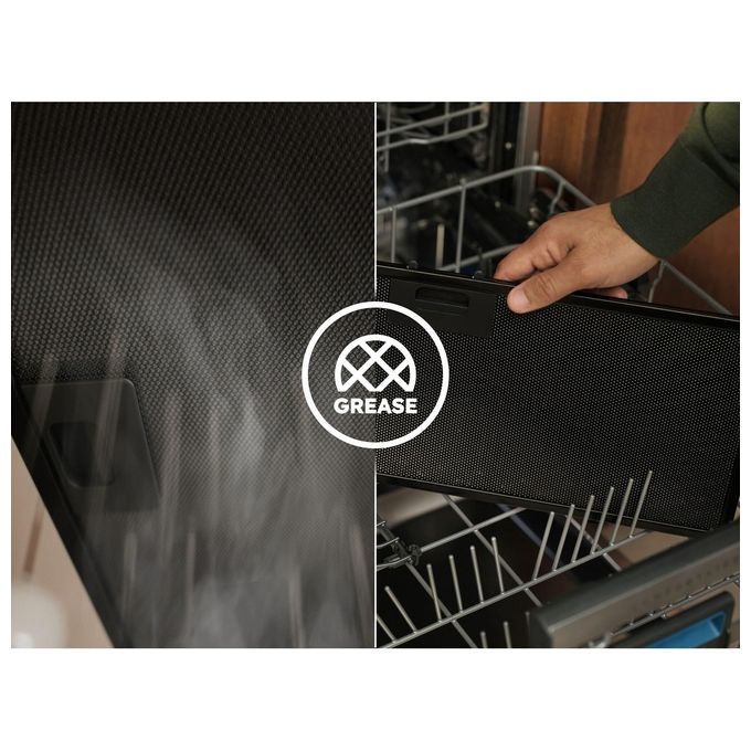 [ComeNuovo] Electrolux LFC319X Cappa Aspirante o Filtrante a parete 3 Velocita' Classe energetica D Portata 420 m³-h 90 cm  Acciaio Inox antimpronta