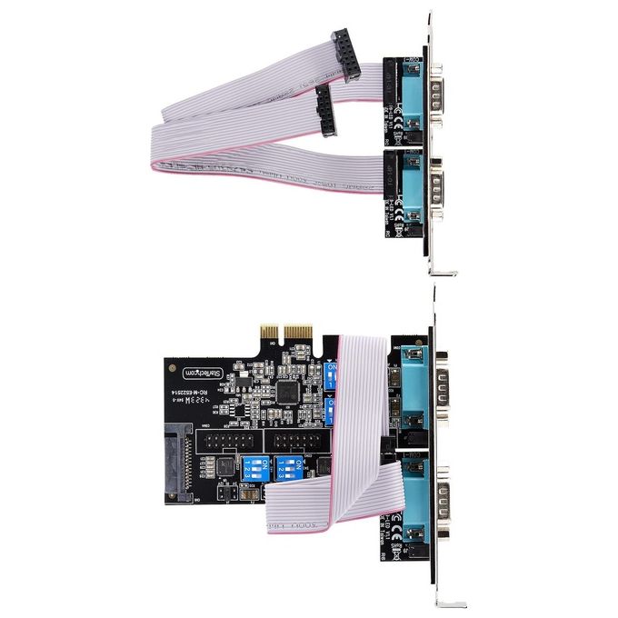 StarTech.com Scheda Seriale PCIe a 4 Porte Protezione ESD di Livello 4