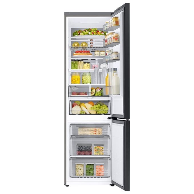 Samsung RB38A7B6AB1 Bespoke Frigorifero Combinato Capacita' 390 Litri Classe energetica A No Frost Premium Twin Cooling Plus 203 cm Nero Black Matte