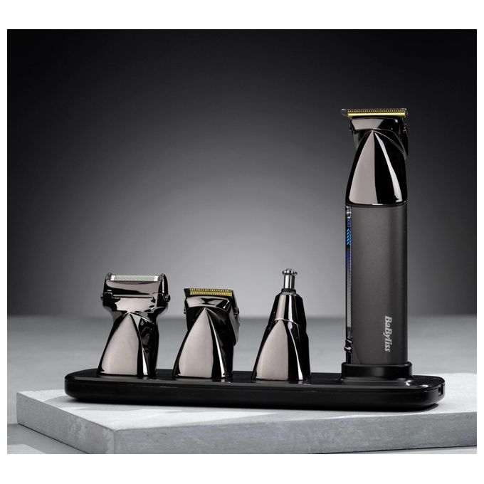 Babyliss Regolabarba Multi Trimmer Super X Metal Nero e Cromato