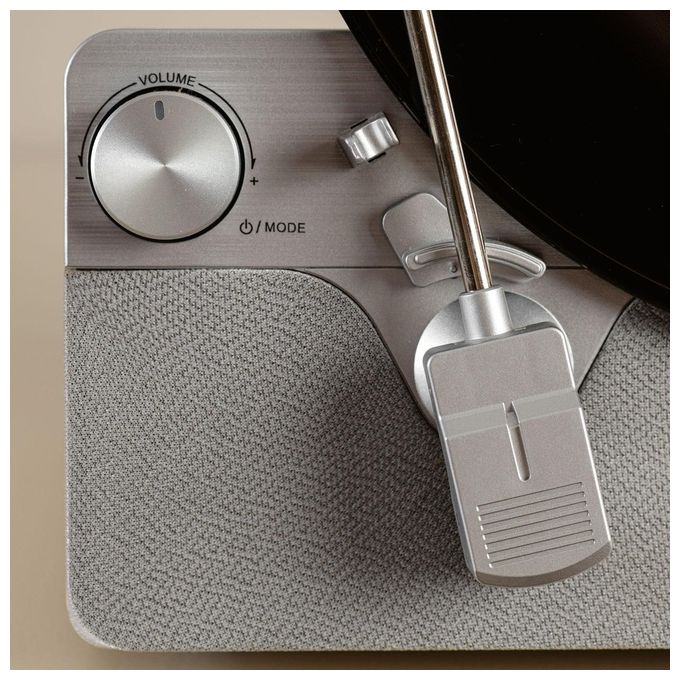 Lenco Giradischi LS Series LSA 071 Design Elegante in Silver e Legno