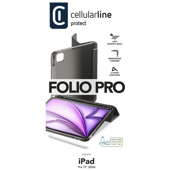 Cellular Line Custodia Folio per iPad Pro 13