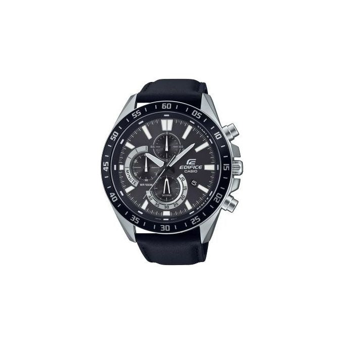 Casio EFV-620L-1AVUEF Edifice Orologio Bracciale Quarzo Acciaio Inox Cronografo Datario Resistente All'acqua 100 m Colore Nero