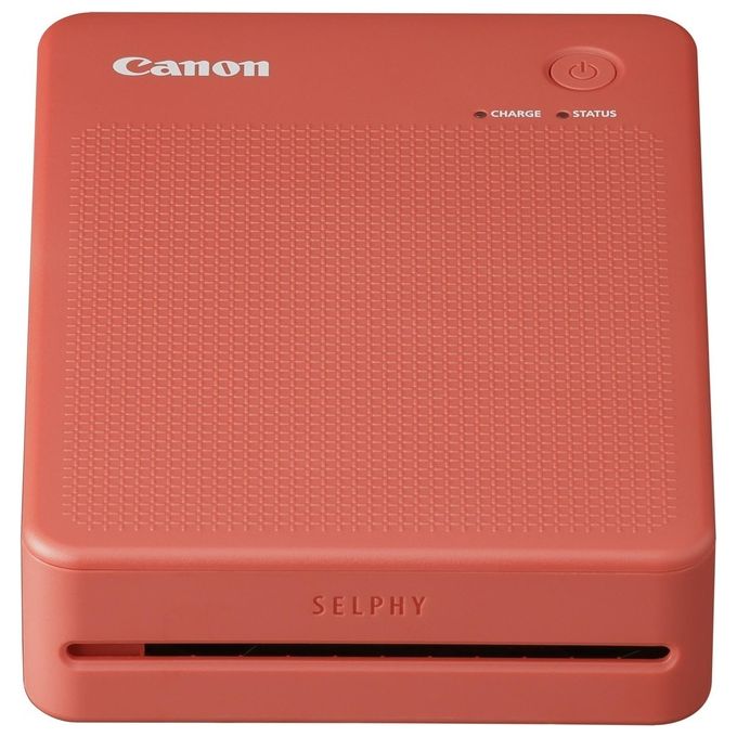 Canon Stampante portatile SELPHY QX20: per la stampa Wi-Fi direttamente dal tuo dispositivo smart. Stampa a sublimazione 2 formati di stampe con adesivo rimovibile e ricarica USB-C - Rosso