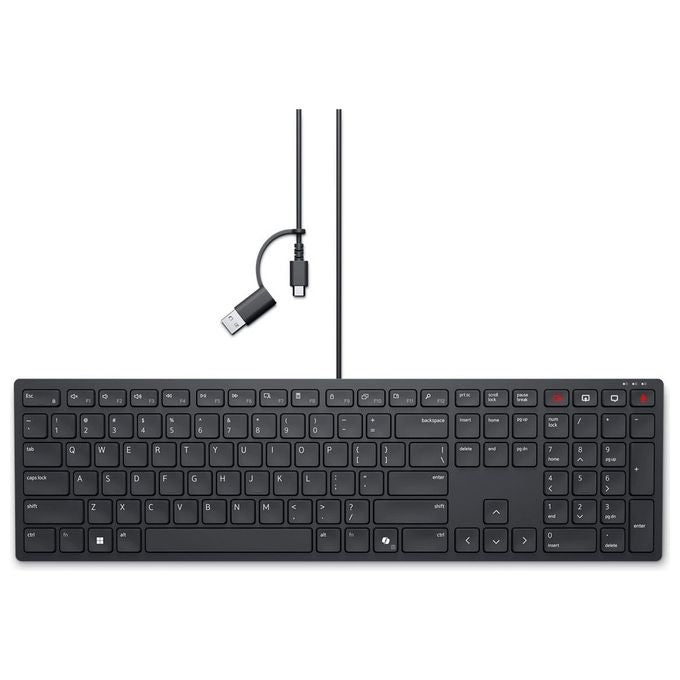 Dell KB525C Tastiera Ufficio USB QWERTY Italiano Nero