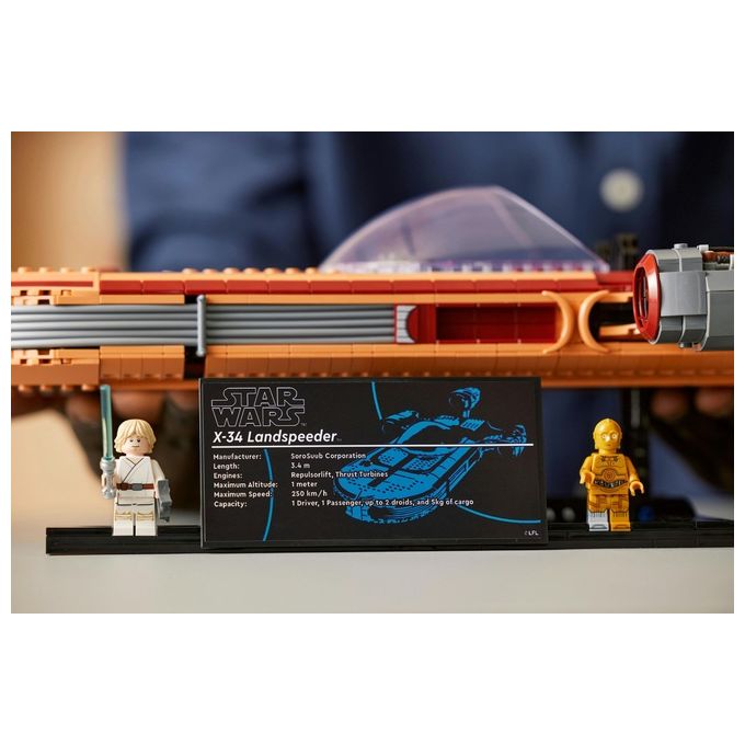 Lego Star Wars Landspeeder di Luke Skywalker 75341 set da costruzione 1890 pezzi 18+