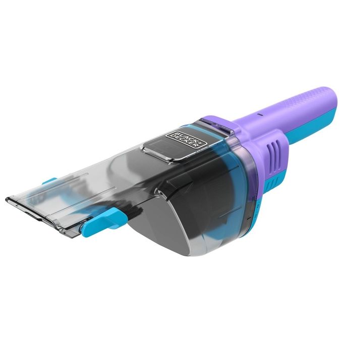 Black+Decker Mini Aspirapolvere Viola e Azzurro