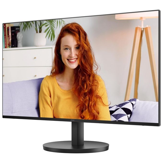 AOC 24B3HA2 Monitor PC 23.8'' Full HD IPS LED 100Hz HDR Senza Cornice Nero