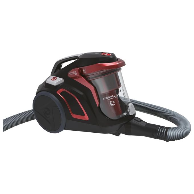 Hoover HP730ALG 011 H-Power 700 Aspirapolvere a Traino con Filo senza Sacco Tecnologia Ciclonica Potenza 850 W Capacita' 2 Litri Cougar Black