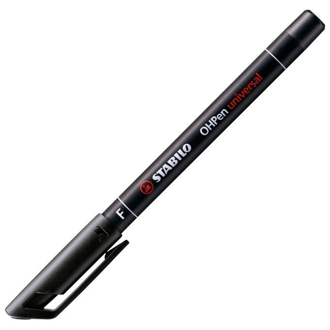 STABILO OHPen universal fine permanente colore Nero - Confezione da 10