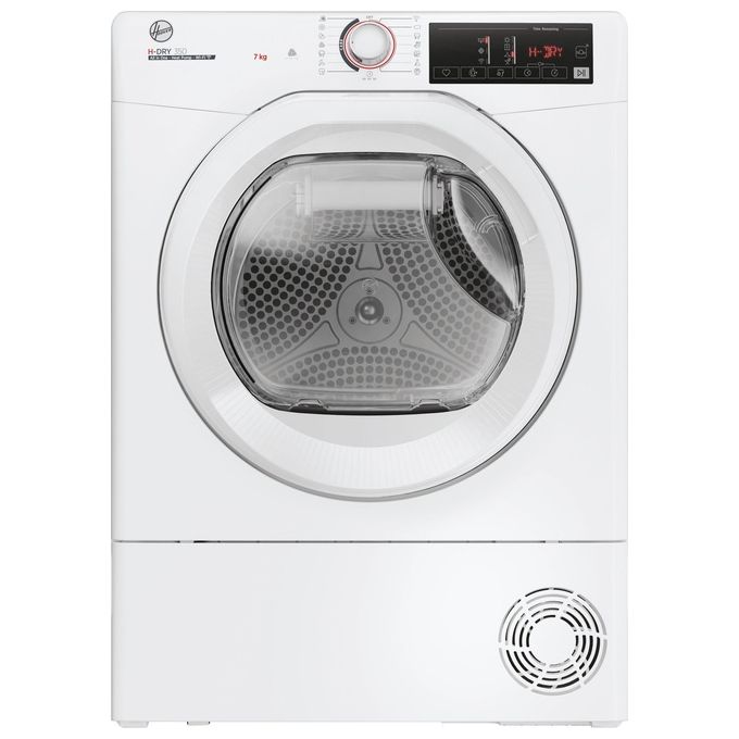 Hoover HR4 H7A2TE-S Asciugatrice a pompa di calore slim 7 kg, profondita' 46,5 cm, Bianco, Classe A++