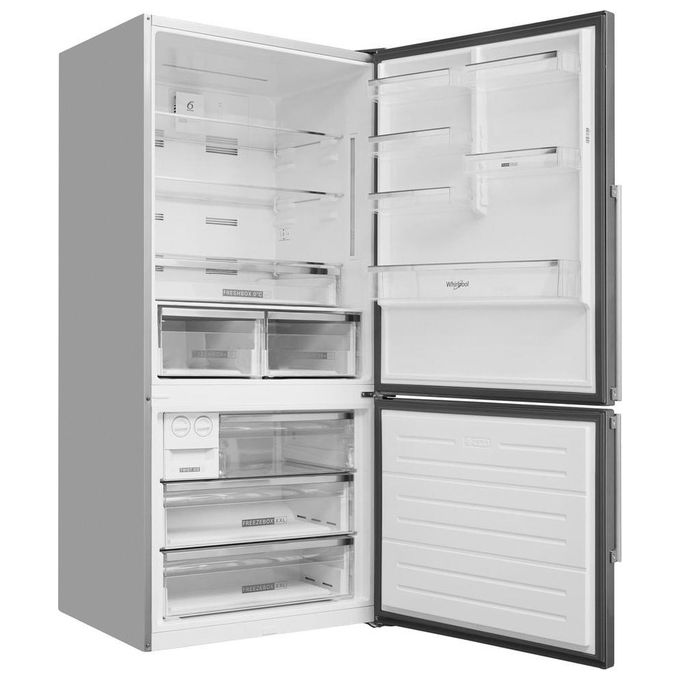 Whirlpool W84BE 72 X 2 Frigorifero Combinato Libera Installazione 558 Litri Classe Energetica E Acciaio Inossidabile