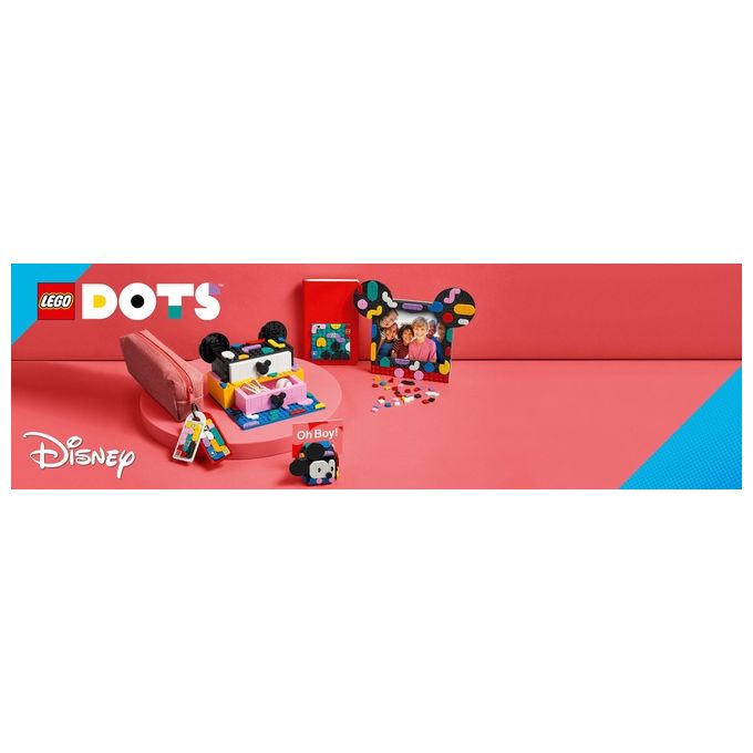 LEGO 41964 DOTS Il Kit Back to School di Topolino e Minnie Set Creativo con 669 Pezzi 10 Tessere Esclusive colore Multicolore