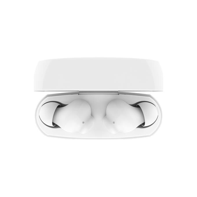 Belkin SoundForm Rhythm Auricolari True Wireless con Microfono Ricarica Usb-c Rapida Bluetooth Bianco
