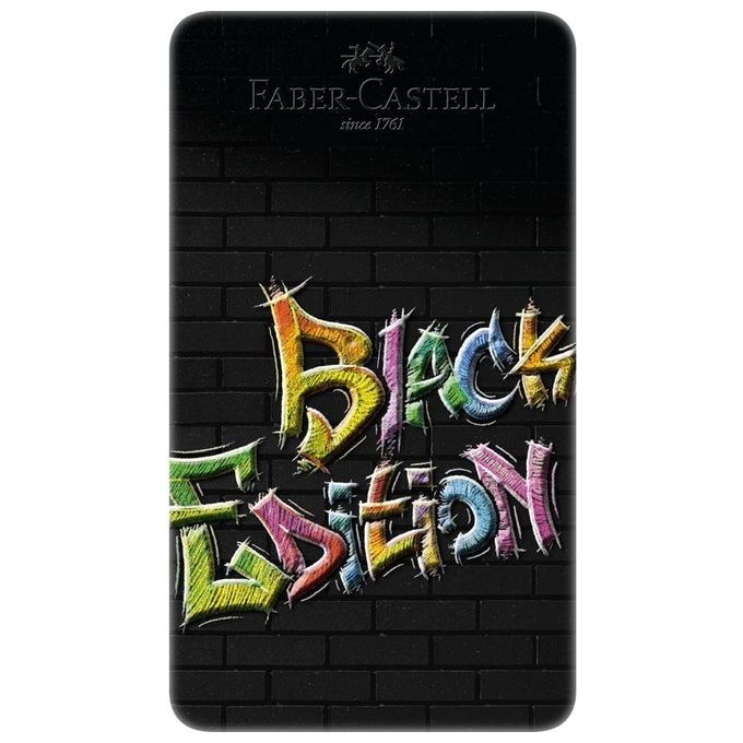 Faber Castell 12 Matite Colorate Blackedition