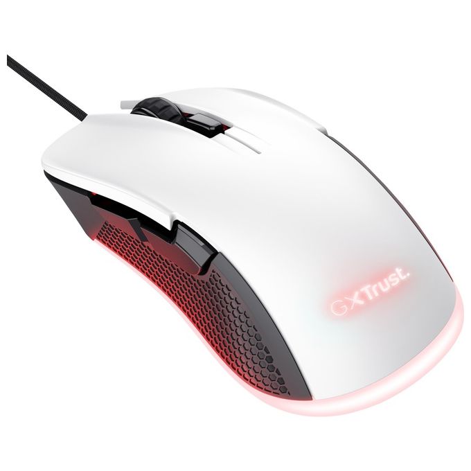 Trust GXT 922W YBAR Mouse Mano Destra Usb Tipo A Ottico 7200 Dpi