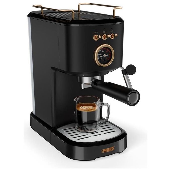 Princess 249417 Macchina da Caffe' Macinato e Capsule 1100W Nero