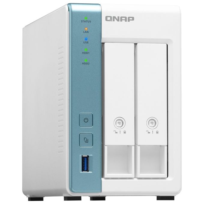 Qnap TS-231P3 AL314 Collegamento Ethernet Lan Tower Bianco Nas