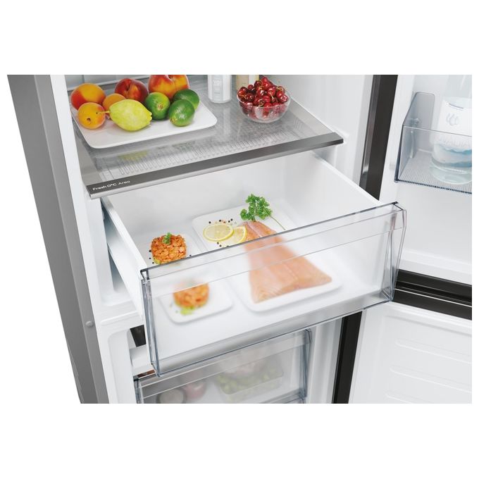 Candy Fresco 300 CNCQ2T518EX Frigorifero Libera installazione 2 porte No Frost Connettivita' Contenuti extra Classe E Inox