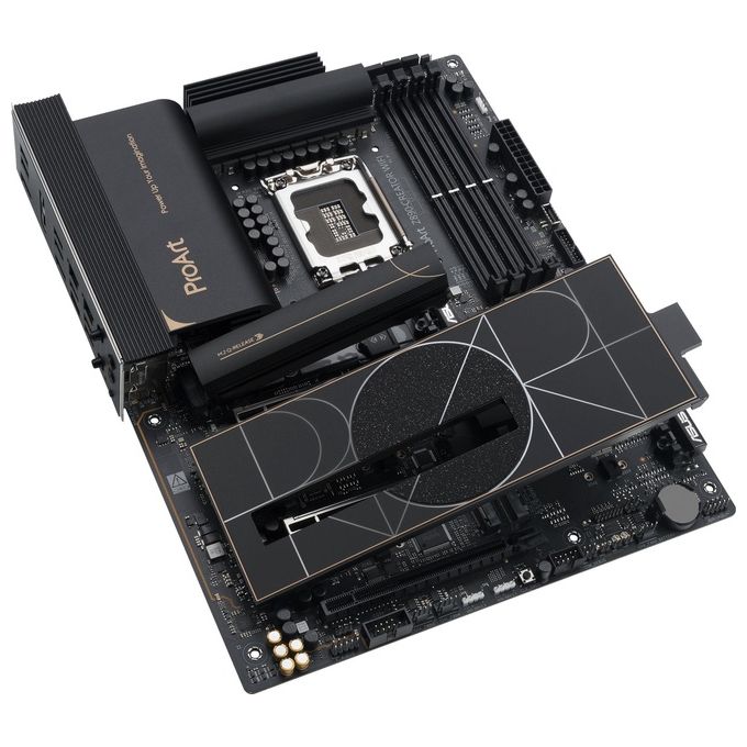 ASUS ProArt Z890-CREATOR WIFI Scheda Madre Intel ATX 16212 Fasi di Alimentazione Slot DDR5 PCIe 5.0 per GPU di Nuova Generazione 5 Slot M.2 Due Porte Thunderbolt 5 Type-C WiFi 7 Nera