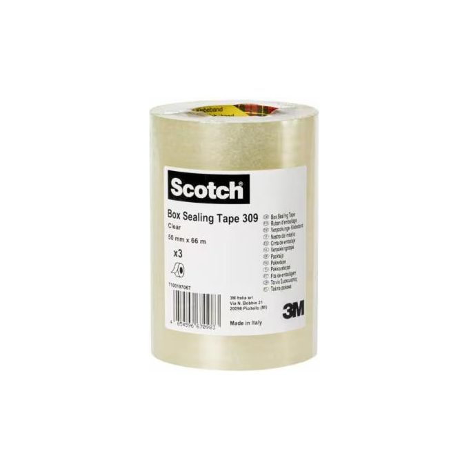 Scotch Nastro Imballo 309 Trasparente 50x66mt