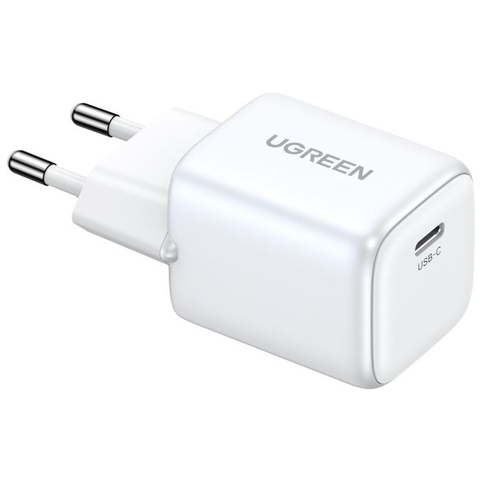 Ugreen Nexode Mini 20W PD GaN Tech Caricabatterie Bianco