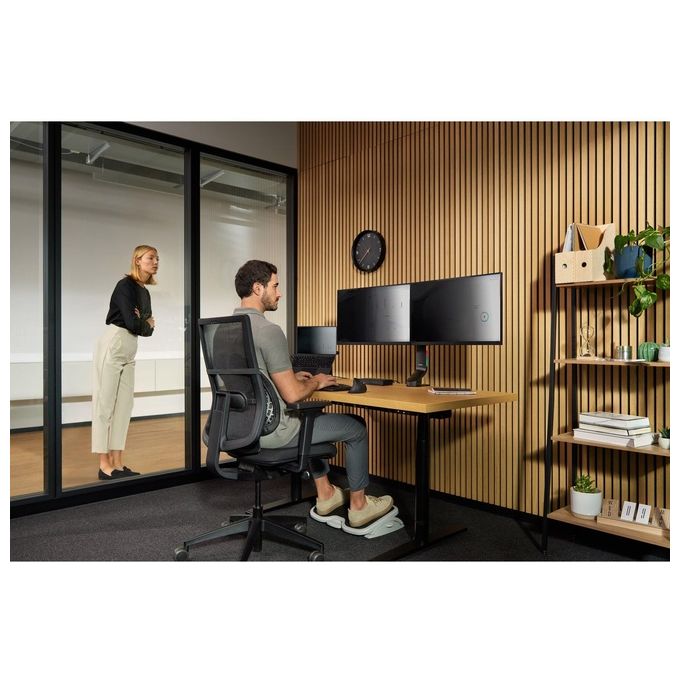 Kensington K72482WW Pro Fit Ergo MY630 EQ Mouse Ricaricabile Wireless con Bluetooth e Ricevitore USB-A 55% Materiale Riciclato Batteria Fino a 4 Mesi colore Nero