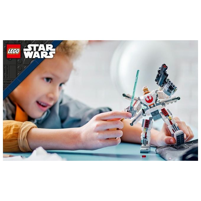 LEGO Star Wars Mech X-Wing di Luke Skywalker Veicolo Robot Giocattolo Simile all'Astronave Set di Giochi d'Avventura per Bambini e Bambine da 6 Anni in su Piccolo Regalo da Collezione 75390