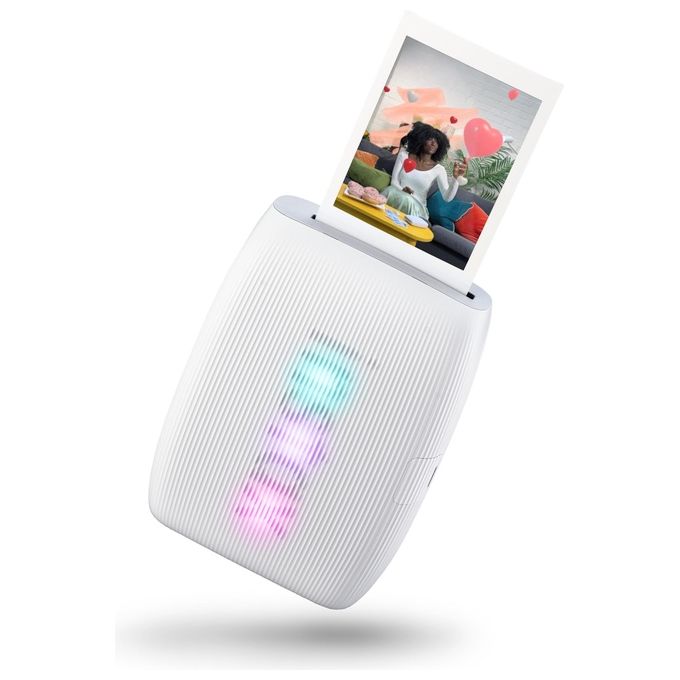 Fujifilm Instax Mini Link 3 Ex D Clay Bianco