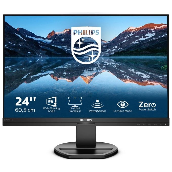 Philips Monitor 24.1'' LED IPS 240B9-00 1920x1200 WUXGA Tempo di Risposta 4 ms
